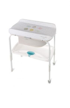 Bañera bebe plegable con almohadilla de baño antideslizante/Baño con  termómetro para controlar la temperatura del agua/Desde el nacimiento hasta  los 2