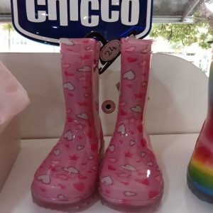 Botas Impermeable con Luces Chicco Rosa 24-29